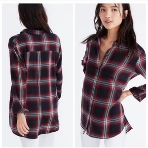 Madewell Classic Ex-Boyfriend Shirt in Rollins Plaid